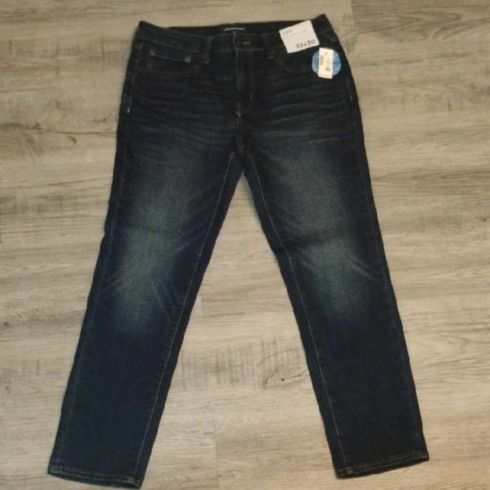 Aero Slim Aero2 Premium Denim Men's Dark Blue Jeans Size 32x30